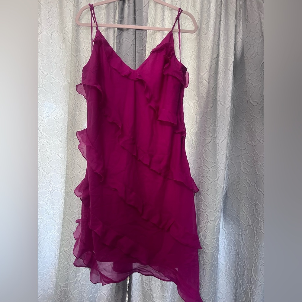 Abercrombie & Fitch Magenta Mini Dress